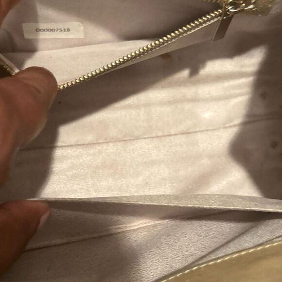 Jimmy Choo Two Way Crossbody Mini Bag Purse Metallic Gold Star Studded Punk Alt - Picture 7 of 15